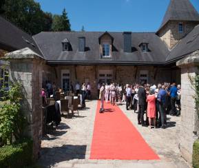 La cour d'honneur pour vos cocktails de bienvenue